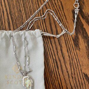 Kendra Scott silver necklace called Tessa